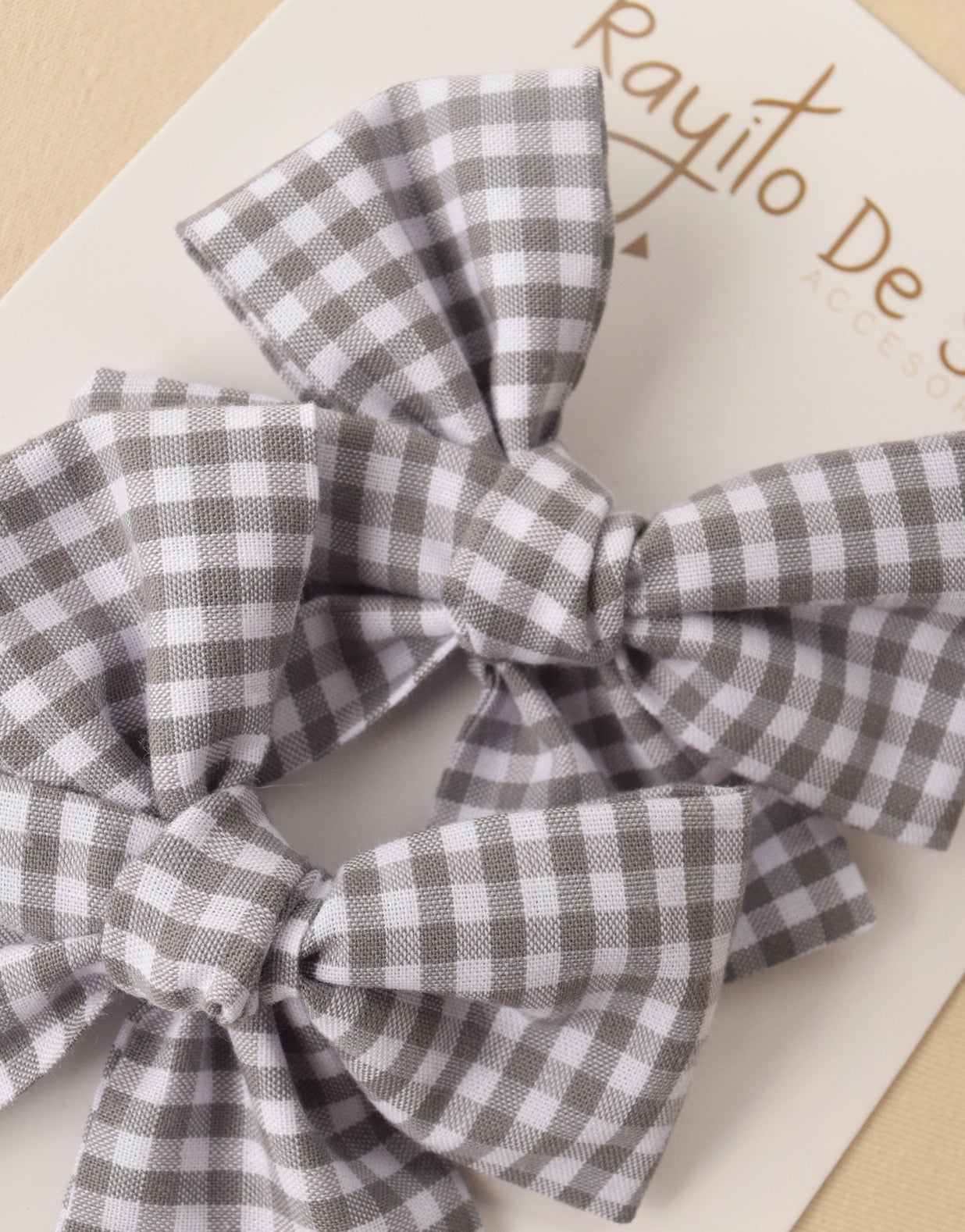 Par de pinzas Moño Classic estampados