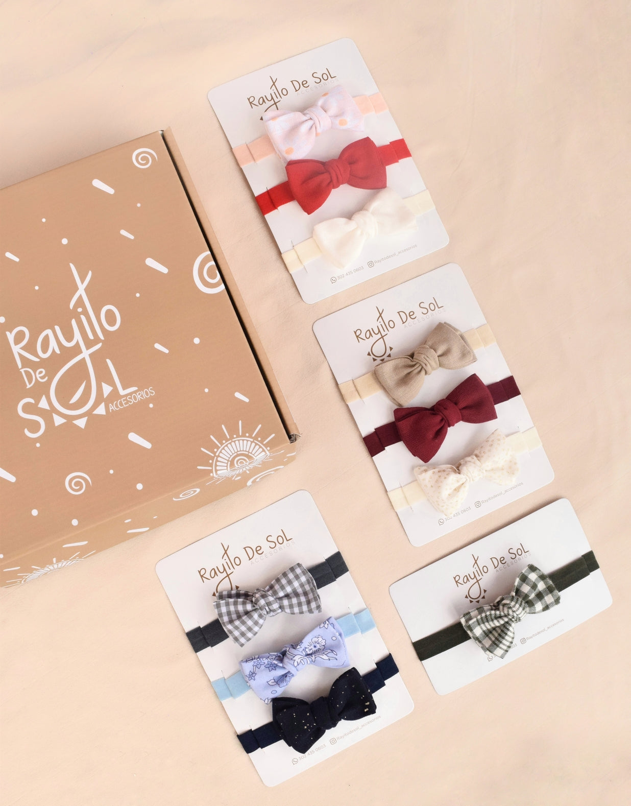 Caja x10 Moños Charlotte Navideño